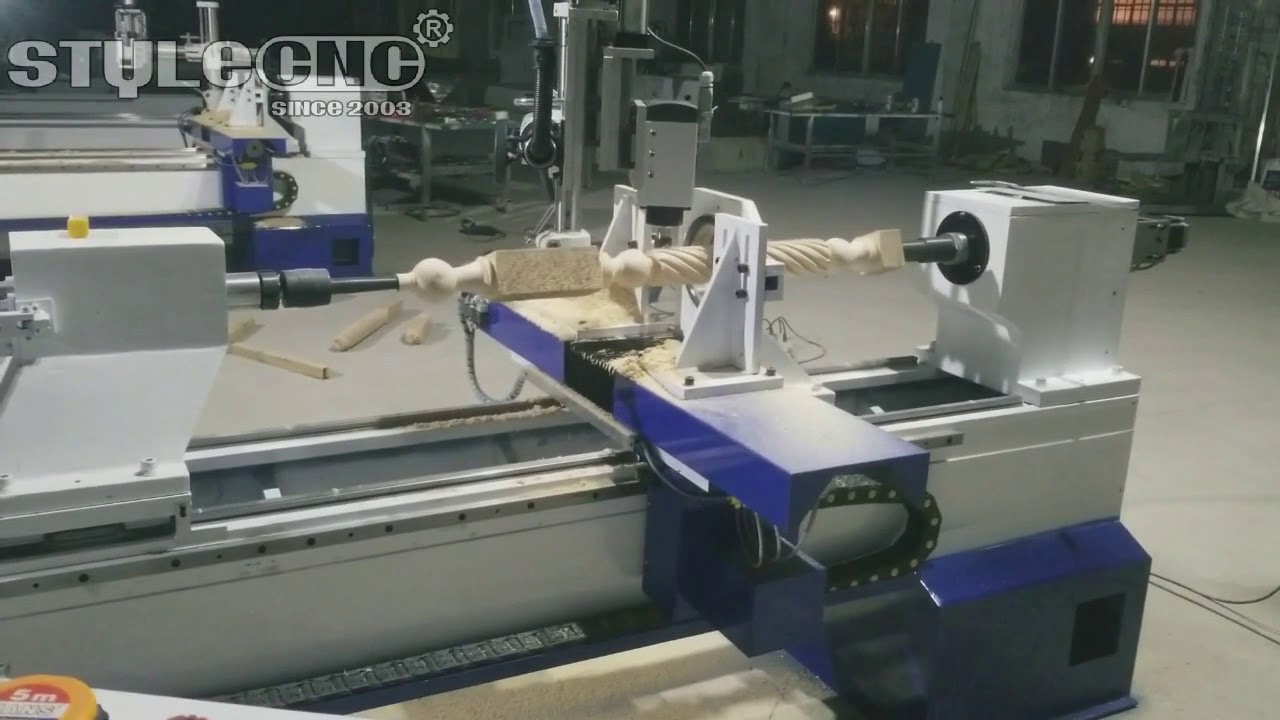 四軸數(shù)控木工車床 3D 車削、銑削、拉削 四軸數(shù)控木工車床 3D 車削、銑削、拉削